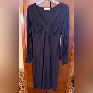 Susana Monaco Black Long Sleeve Dress